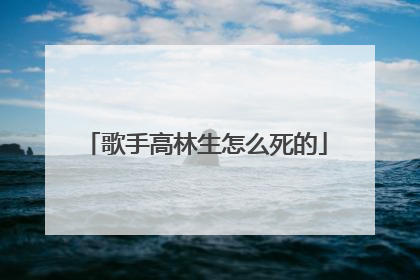 歌手高林生怎么死的