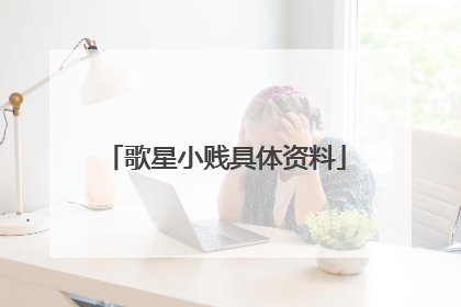 歌星小贱具体资料