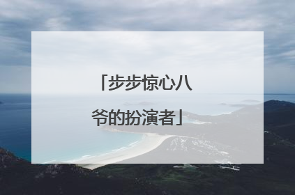 步步惊心八爷的扮演者