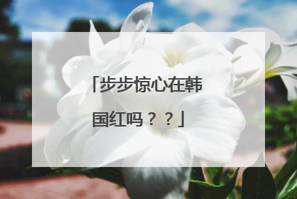 步步惊心在韩国红吗？？