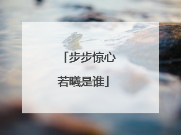 步步惊心若曦是谁