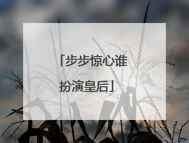 步步惊心谁扮演皇后