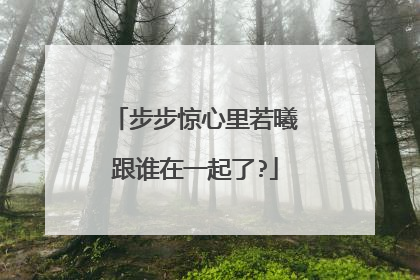 步步惊心里若曦跟谁在一起了?