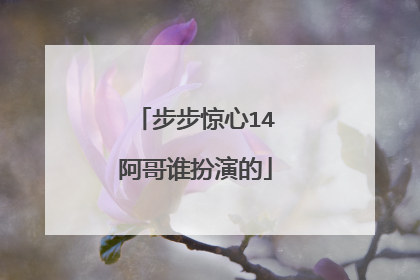 步步惊心14阿哥谁扮演的