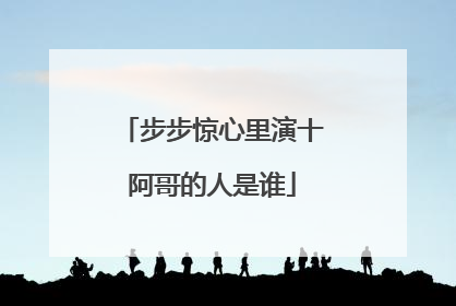 步步惊心里演十阿哥的人是谁