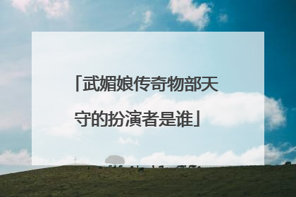 武媚娘传奇物部天守的扮演者是谁