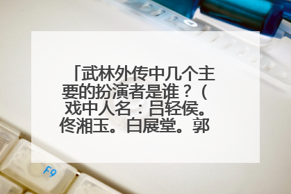 武林外传中几个主要的扮演者是谁？（戏中人名：吕轻侯。佟湘玉。白展堂。郭芙蓉。李大嘴。