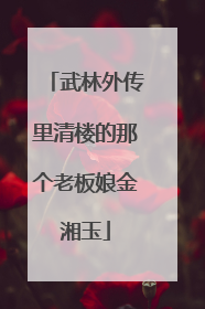 武林外传里清楼的那个老板娘金湘玉