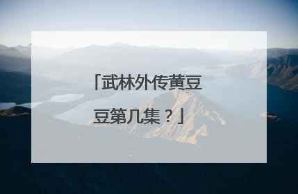 武林外传黄豆豆第几集？