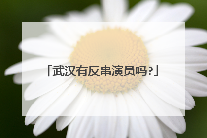 武汉有反串演员吗?