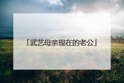 武艺母亲现在的老公