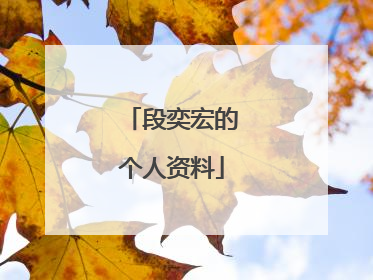 段奕宏的个人资料