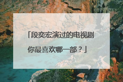 段奕宏演过的电视剧你最喜欢哪一部？