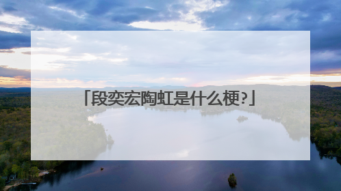 段奕宏陶虹是什么梗?