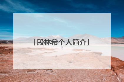 段林希个人简介