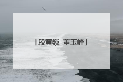 段黄巍 董玉峰