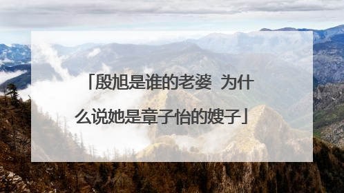 殷旭是谁的老婆 为什么说她是章子怡的嫂子