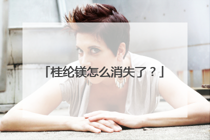 桂纶镁怎么消失了？