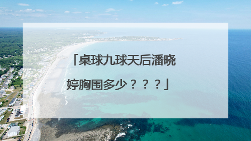 桌球九球天后潘晓婷胸围多少？？？