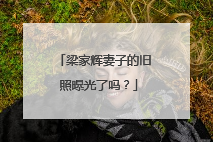 梁家辉妻子的旧照曝光了吗？