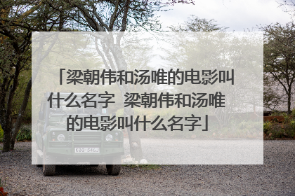 梁朝伟和汤唯的电影叫什么名字 梁朝伟和汤唯的电影叫什么名字
