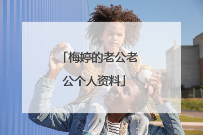 梅婷的老公老公个人资料