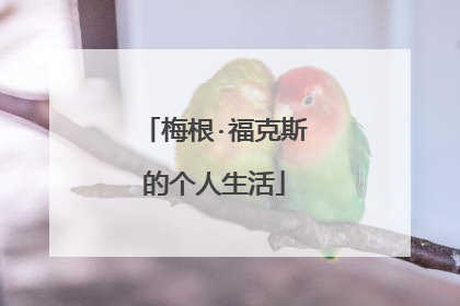 梅根·福克斯的个人生活
