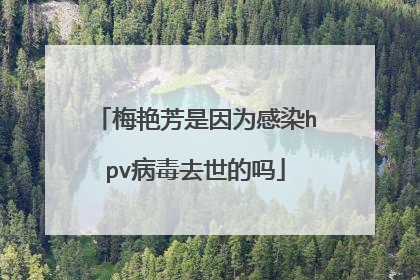 梅艳芳是因为感染hpv病毒去世的吗