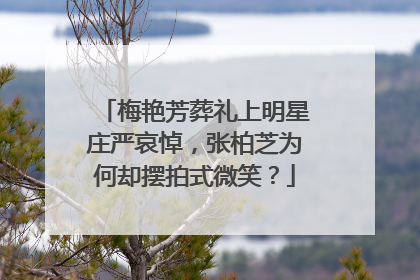 梅艳芳葬礼上明星庄严哀悼,张柏芝为何却摆拍式微笑?