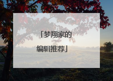 梦翔家的编辑推荐