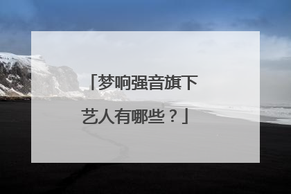 梦响强音旗下艺人有哪些?