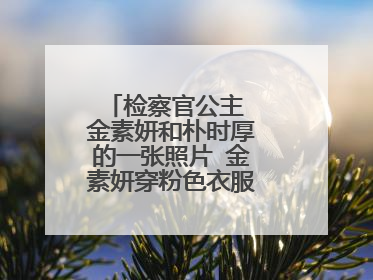 检察官公主 金素妍和朴时厚的一张照片 金素妍穿粉色衣服拿粉饼的那张