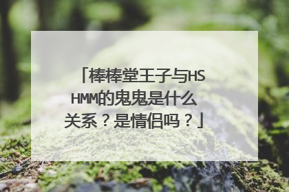 棒棒堂王子与HSHMM的鬼鬼是什么关系?是情侣吗?
