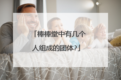 棒棒堂中有几个人组成的团体?