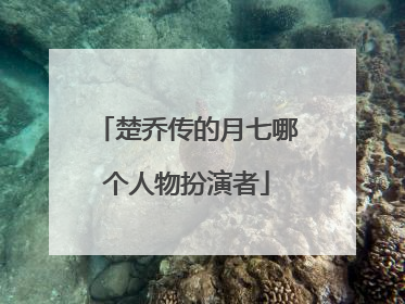 楚乔传的月七哪个人物扮演者