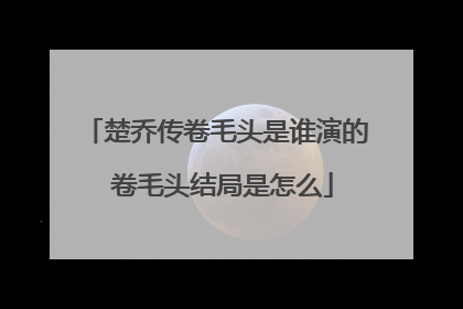 楚乔传卷毛头是谁演的 卷毛头结局是怎么