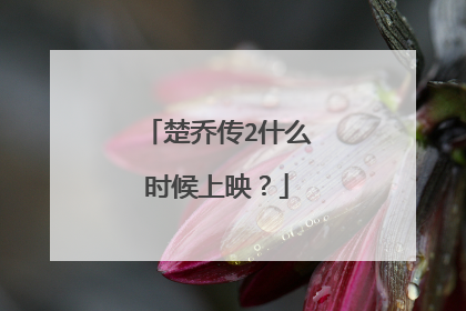 楚乔传2什么时候上映？