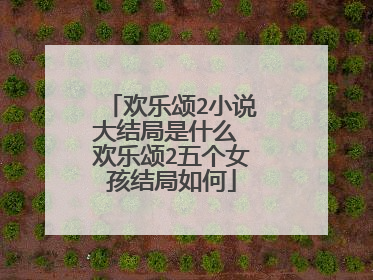 欢乐颂2小说大结局是什么 欢乐颂2五个女孩结局如何