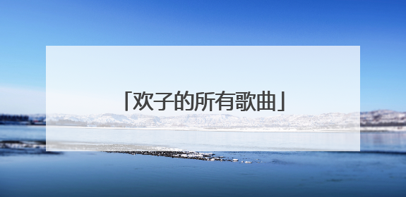 欢子的所有歌曲