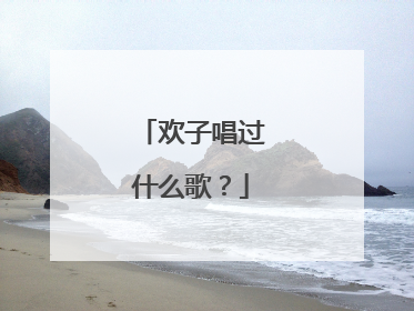 欢子唱过什么歌?