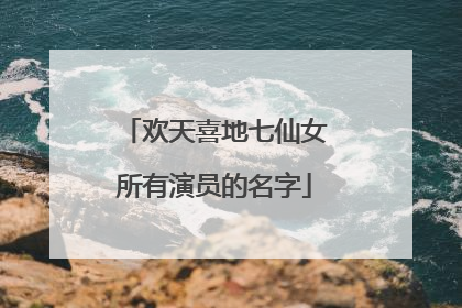 欢天喜地七仙女所有演员的名字