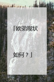 欧弟现状如何？