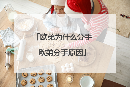 欧弟为什么分手 欧弟分手原因