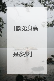 欧弟身高是多少