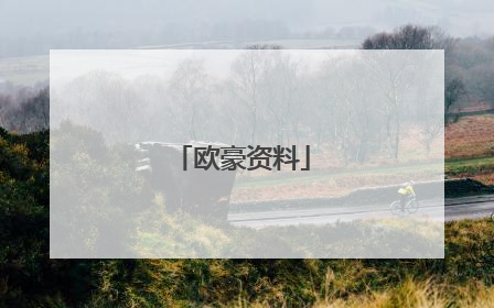 欧豪资料