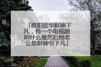 欧阳震华财神下凡，有一个电视剧叫什么楼然后她老公是财神爷下凡