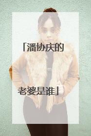 潘协庆的老婆是谁