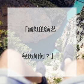 潘虹的演艺经历如何？