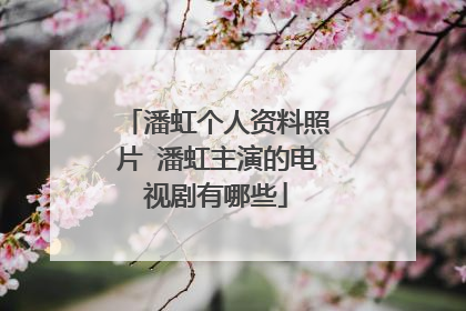 潘虹个人资料照片 潘虹主演的电视剧有哪些