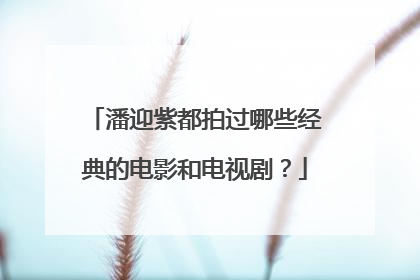 潘迎紫都拍过哪些经典的电影和电视剧？